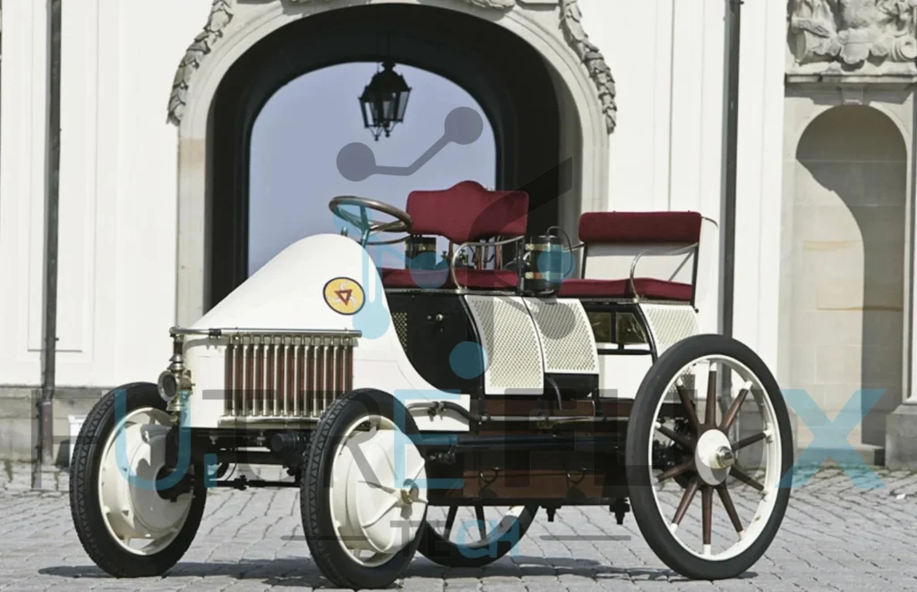 1901- The First Hybrid Electric Car is developed