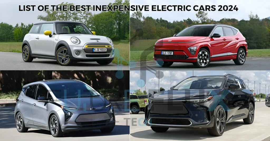List of the Best Inexpensive Electric Cars 2024