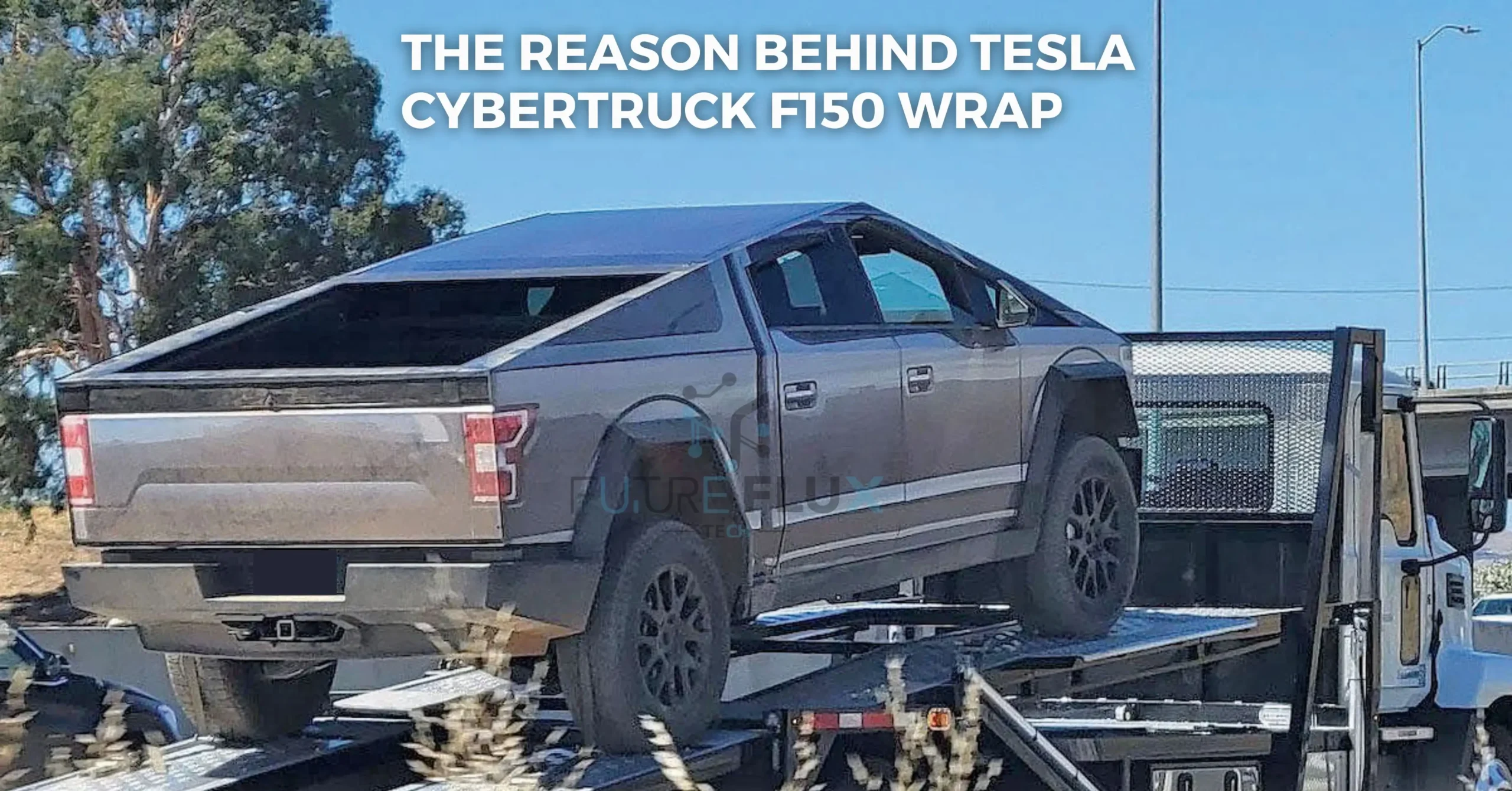 The reason behind Tesla Cybertruck F150 wrap | New Updates