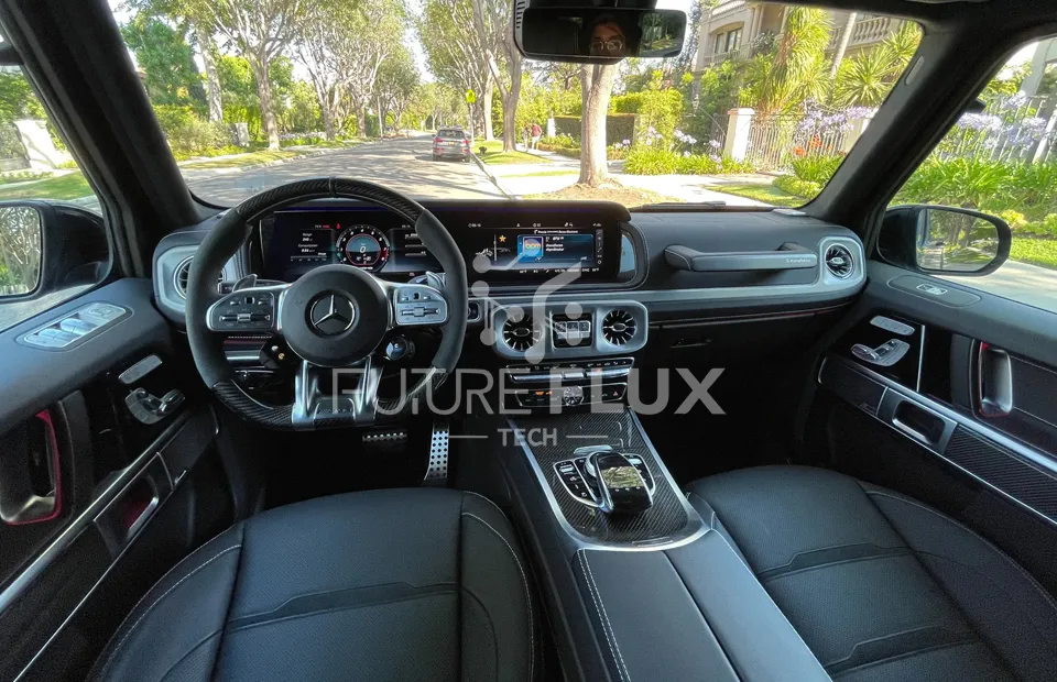 Perfect interior of Mercedes g wagon