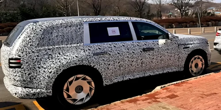 Genesis GV90 Spotted in New Look A Sneak Peek at the Next-Level Electric SUV